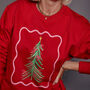 Christmas Tree Bow Sweatshirt, thumbnail 8 of 8