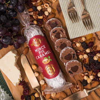Mince Pie Caramel Chocolate Salami, 4 of 5