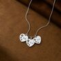 Personalised Engraved Name Necklace Dog Paw Print Design, thumbnail 5 of 12