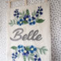 Punchneedle Personalised Bluebell Wall Art, thumbnail 2 of 4