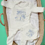 Never Stop Growing Retro Illustration Baby Grow, thumbnail 4 of 6
