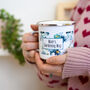 Personalised Mum's Enamel Gardening Mug, thumbnail 6 of 9