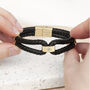 Personalised Men's Iconic Dual Leather Bracelet, thumbnail 3 of 12