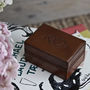 Personalised Leather Mini Cufflink Box, thumbnail 6 of 7