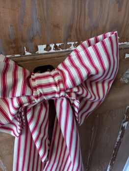 Hanging Fabric Bow Stripes, 4 of 5