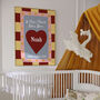 Personalised New Baby Heart Print, thumbnail 11 of 11