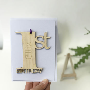 Personalised 1st Birthday Card, 8 of 12