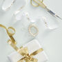 Gold Foiled Merry Christmas Ribbon Wrap Kit, thumbnail 1 of 2