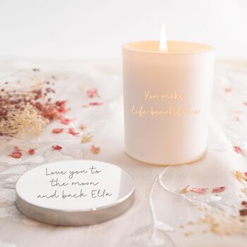 Personalised Message Scented Candle, 4 of 7