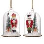 Nutcracker Soldier Glass Dome Christmas Decoration, thumbnail 2 of 3