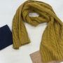 Personalised Embroidered Speckled Scarf, thumbnail 4 of 4