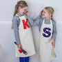 Personalised Letter Children's Apron, thumbnail 1 of 7