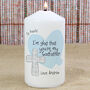 Personalised Godfather Pillar Candle, thumbnail 1 of 2