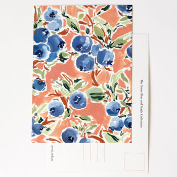 The Stone Blue And Peach Postcard Collection, 6 of 9