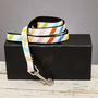 The Thurlestone Pastel Striped Dog Lead, thumbnail 1 of 3
