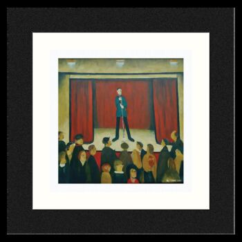 Framed 'Stand Up Comedian' Print. Lowry Style, 2 of 4