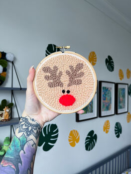 Rudolph The Reindeer Christmas Wall Hanging, 2 of 6
