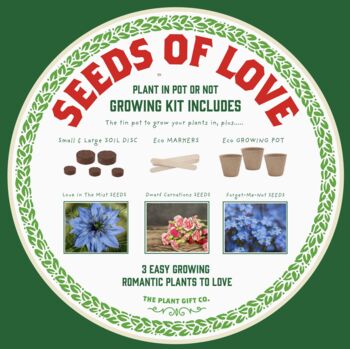 Seeds Of Love. Eco Grow Your Own Plant Kit, 7 of 7