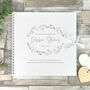 Personalised Wreath Memorial Memory Book / Condolence Book, thumbnail 1 of 6