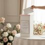 Blush Flowers Wedding Card Post Box, thumbnail 1 of 5
