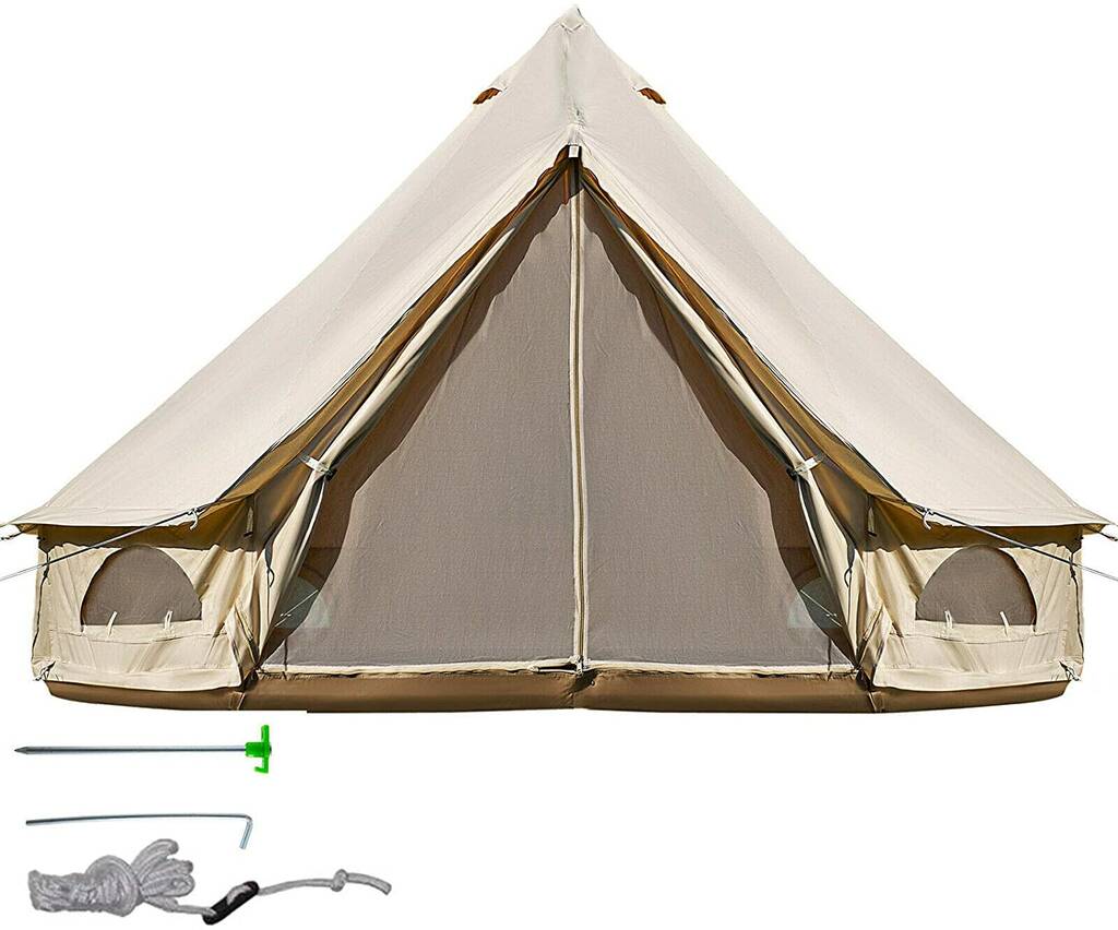 Glamping/Camping Tent With Stove Hole On Roof By Air Armor