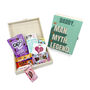 Personalised 'The Legend' Vegan Chocolate Snacks Box, thumbnail 4 of 8