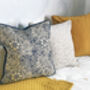 Blue Indigo Marigold William Morris 18' Cushion Cover, thumbnail 3 of 4