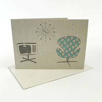 Recycled Letterpress Greeting Card Pack Of Six, 7 of 9