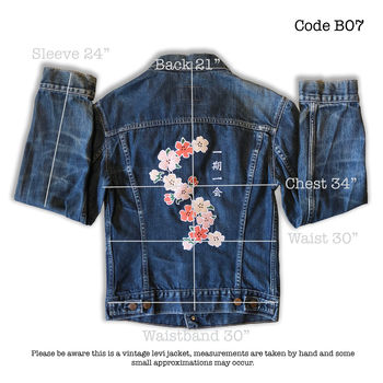 Vintage Jacket With Japanese Cherry Blossom Embroidery, 10 of 11