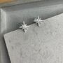 Sterling Silver North Star Studs, thumbnail 2 of 9