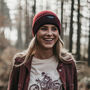 Burgundy 'The Adventurer' Beanie Hat, thumbnail 2 of 6