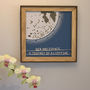 Personalised Papercut Moon Picture In Oak Frame, thumbnail 4 of 6