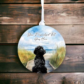 Personalised Cockapoo Dog Beach Walk Collection, 9 of 9