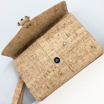 Sustainable Cork Classic Clutch Bag, 6 of 7