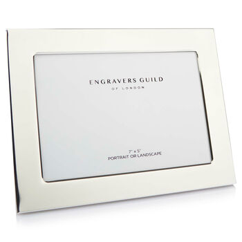 Personalised Silver Plated Photo Frame –5x7, 2 of 6