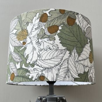 Mercia Apple And Spice Woodland Drum Lampshades, 4 of 9