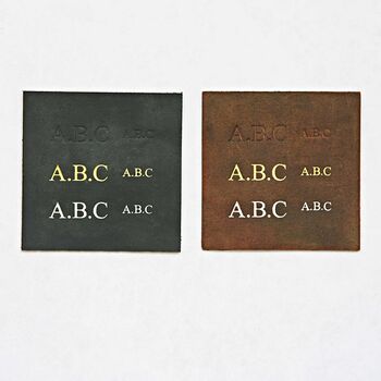 Personalised Buffalo Leather Square Pencil Case, 10 of 11