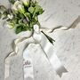 Embroidered Wedding Flowers Bouquet Ribbon, thumbnail 2 of 6