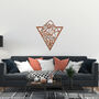 Modern Geometric Mountain And Forest Metal Wall Art, thumbnail 7 of 12