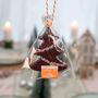 Chocolate Christmas Tree Decorations X5, thumbnail 4 of 7