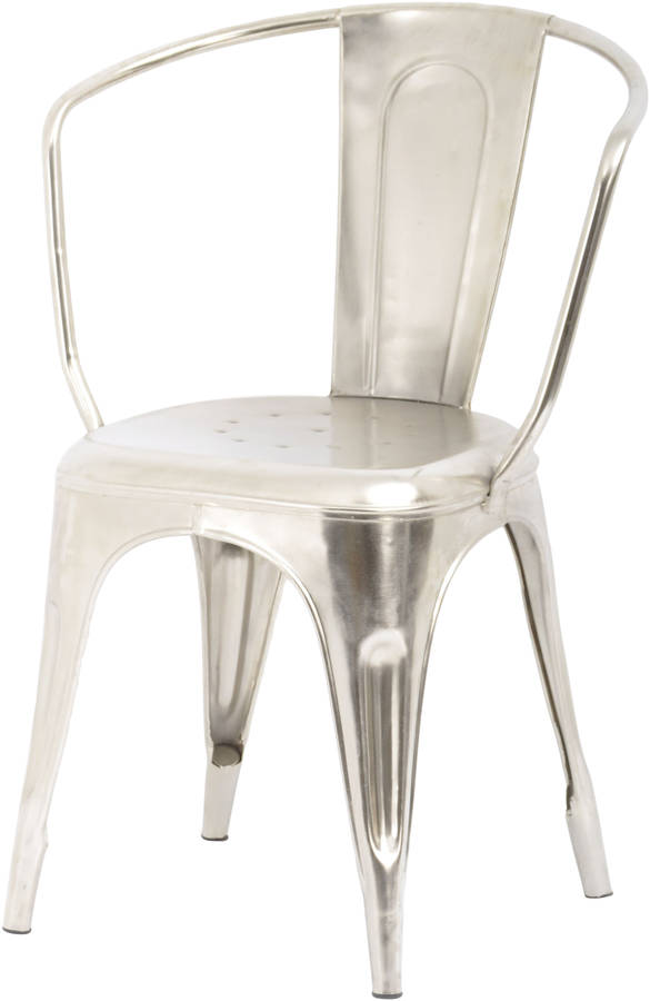 Industrial Metal Armchair In Two Colours By Out There Interiors