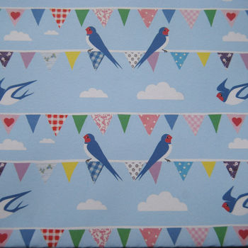 'Bird Wrapping Paper', Flamingo, Tropical, Swallows, 6 of 7