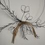 Handmade Wire Hanging Botanical Wreath, thumbnail 6 of 11