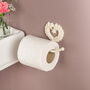 Ivory Iron Heart Wall Mounted Toilet Roll Holder, thumbnail 1 of 5