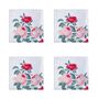 Luxury Linen Like Floral Napkins Rose Garden Natural, thumbnail 7 of 7