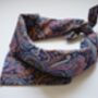 Mens Navy And Burgundy Paisley Neckerchief, thumbnail 11 of 12