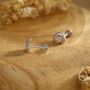 Sterling Silver Ammonite Shell Stud Earrings, thumbnail 2 of 12