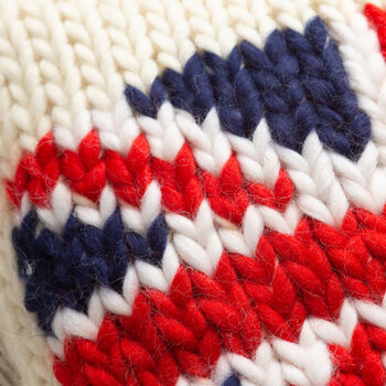 Union Jack Cushion Knitting Kit, 5 of 6