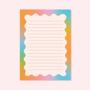 A6 Rainbow Notepad, thumbnail 1 of 6