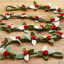 Felt Berry Christmas Garland, thumbnail 3 of 4